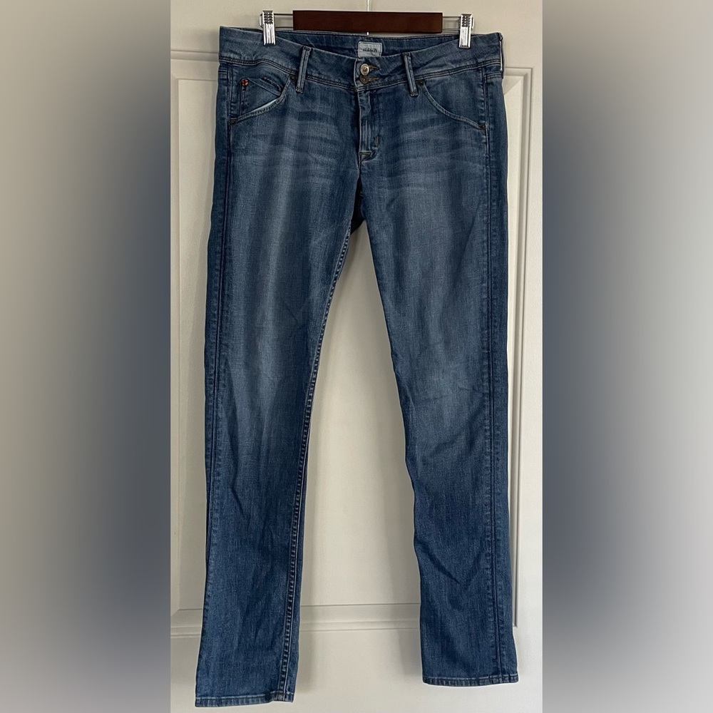 Hudson Jeans Dark Blue Straight Leg Denim